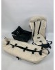 Textil Bugaboo Camaleon off white all black